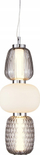 Lampë varese Caro Smoked, 28W LED, qelq i tymsum, krom