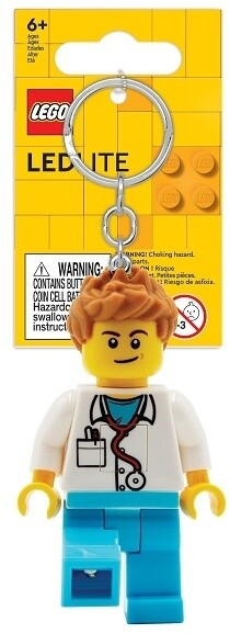 Приврзок за клуч SmartLife Lego иконски доктор, осветлена кукла