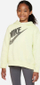 Bluzë me kapuç Nike Gym Fleece Crop Dance Pack për goca, oversize, përmasa M, e verdhë