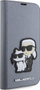 Mbulesë telefoni Karl Lagerfeld KLBKP14XSANKCPG, për iPhone 14 Pro Max, tip bookcase, argjendtë