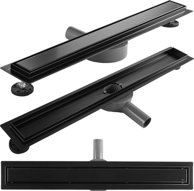 Kanal linear dushi Rea Neox Pro, 60 cm, çelik inox, i zi