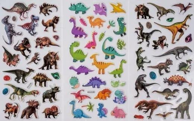 Stikera plastikë Adore 03, set 6 copë, dekorativë