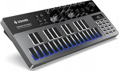 Sintetizator bass Donner B1, analog, me sequencer, i zi