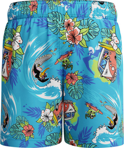 Shorce noti për çuna Learn to Swim 11", me bel me lastik, blu