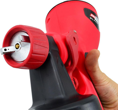 Pistoletë elektrike spërkatëse Awtools 600W, depozitë 1L, e kuqe me të zezë