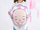 Balonë foli PartyDeco Baby Girl, 40x45cm, rozë
