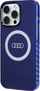 Futrollë telefoni Audi IML Big Logo për iPhone 15 Pro Max 6.7", MagSafe, blu