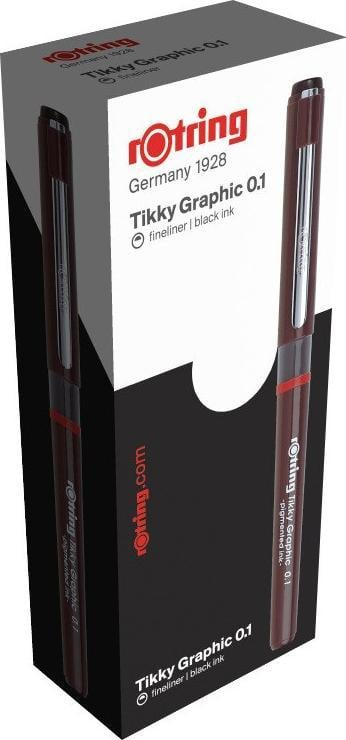 Stilolaps teknik Rotring Tikky Graphic 1904750, 0.1mm, i zi