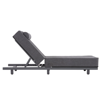 Shezllon profesional Jessie 200x71x35,5-95Hcm (HM10714.03), gri