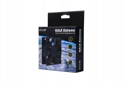 Ventilator PC Gelid Gale Extreme për mining Asic, 120mm, PWM 4 pin, i zi