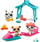 Set lodrash Littlest Pet Shop Snowy Day, 3 figurina, me aksesorë dimërorë, shumëngjyrësh