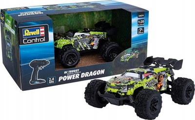 Makine garash me telekomandë Revell Power Dragon 24674, shkalla 1:20, 2.4GHz, shumëngjyrëshe