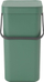 Kosh plehrash Brabantia Sort&amp;Go 12L, për riciklim, jeshil