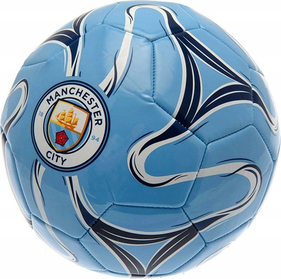 Top futbolli Manchester City FC CC, material sintetik, blu e çelët