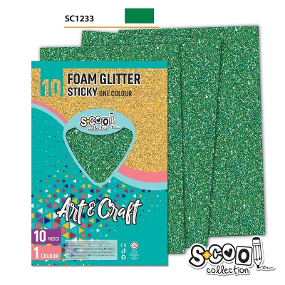 Osh Leter Dekoruese Sticky Me Xixa E Gjelber E Mbyllet 20X30Cm 1/10 Sc1233