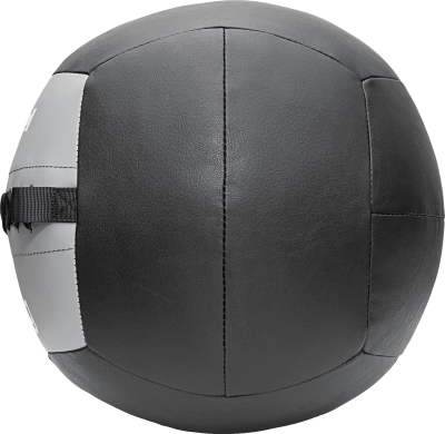 Медицински топ Rebel Active 6 kg, за вежби и рехабилитација, синтетичка кожа, црн