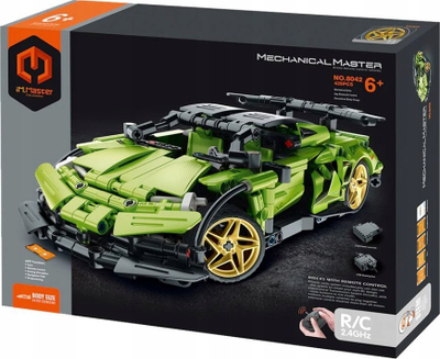 Set ndërtimi IM.MASTER STEM Super Car, 429 pjesë, me telekomandë RC 2.4GHz, jeshile