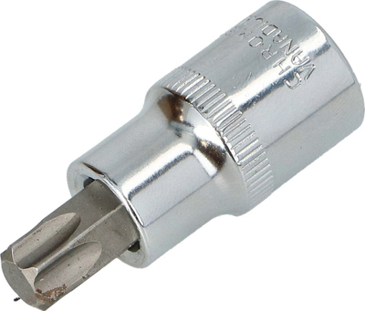 Bit çelës Torx Faster Tools T45, 1/2", CR-V, ngjyrë metali