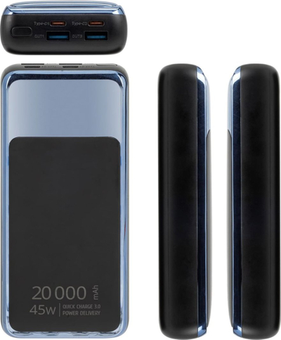 Powerbank Baseus 20000mAh, 45W, QC PD, i zi