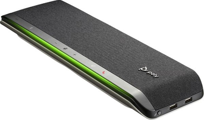 Pajisje konferencash Poly Sync 60, Bluetooth USB, për zyra, e zezë argjendtë