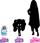 Kukull Barbie Extra Fly Mini Minis, 8 cm, me gjëra dimri, blu