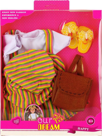 Rroba kukullash Mega Creative DOLL CLOTHES, set me aksesore, shumëngjyrëshe