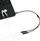 Kabllo ndarës për kufje Mozos TSX-1005, 3.5 mm TRRS, 1 në 2, i zi