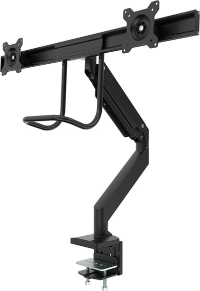 Krah monitori Fellowes Eppa Dual Crossbar 9909301, për dy monitorë, me gaz, i zi