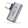 Adapter këndor USB-C Tech-Protect Ultraboost AA01, USB4 40Gbps, 100W, gri