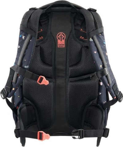 Çantë shpine për shkollë Coocazoo MATE Sprinkled Candy, ergonomike, e zezë me pika me ngjyra