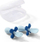 Set lugë edhe pirun për kalamaj BabyOno Be Active, ergonomik, 12m+, blu