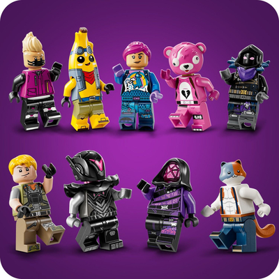 Set lego LEGO Fortnite Battle Bus, model për ndërtim, me shumë ngjyra