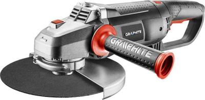 Mulli këndi Graphite 59G209, 2900W, disk 230 mm, gri