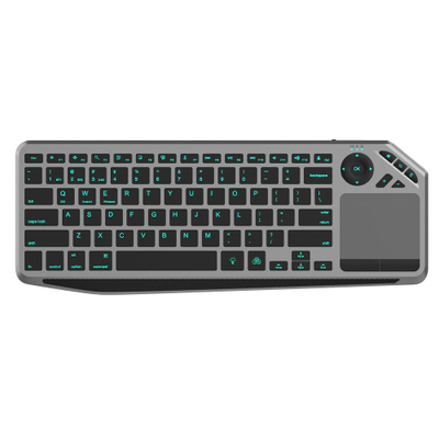 Tastierë universale Techly ICTB9801TB, RF Wireless + Bluetooth, RGB, e zezë