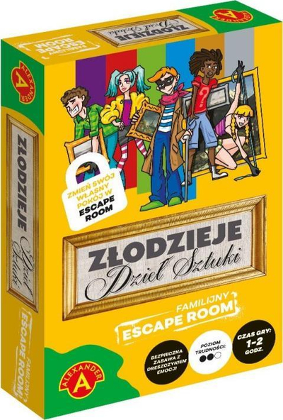 Lojë tavoline Alexander Escape Room 2 Art Thieves, kooperative, 8+