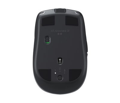 Maus Logitech MX Anywhere 2S, RF Wireless + Bluetooth, i hirtë