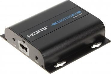 Marrës HDMI OEM HDMI-EX-150IR RX-V4, extender për CAT5 5e 6, i zi