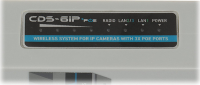 Access point CAMSAT CDS-6IP-3POE, 5.8 GHz, PoE me 3 porta, i bardhë