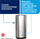 Dozator sapuni Tork Image Design 460009, inox, montim mural, gri