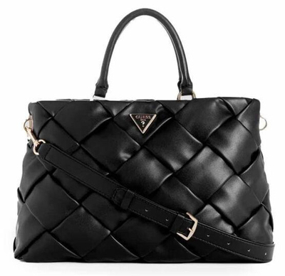Çantë për femra Guess Zaina Girlfriend Satchel, e zezë
