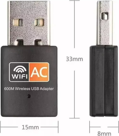 Adapter WiFi USB RoGer 802.11ac, Dual Band 2.4GHz 5GHz, i zi