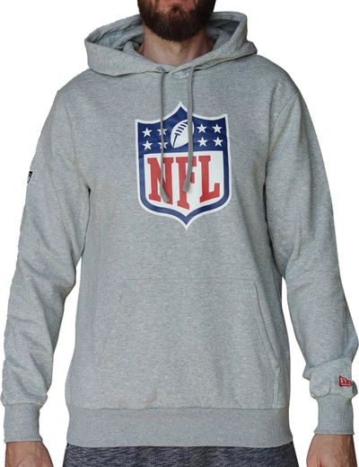 Bluzë me kapuç New Era NFL Generic Logo Hoodie M 60416768, pambuk poliester, gri e zbehtë