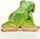 Figurinë lodër Schleich Wild Life bretkosë evropiane e pemës, edukative, e gjelbër