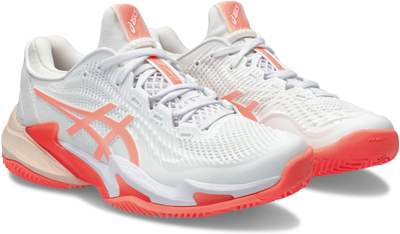 Патики тенис Asics Court FF 3 Clay 1042A221-103, за жени, бели со боја лосос