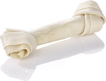 Kockë e lidhur për qen Maced, 16 cm, e bardhë