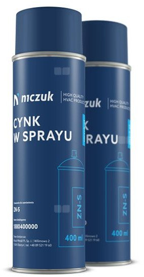 Sprej zinku Niczuk 81880400000, 400 ml, gri
