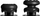 Thumbsticks për Xbox Series X KontrolFreek Galaxy Edition, performance, set, të zeza