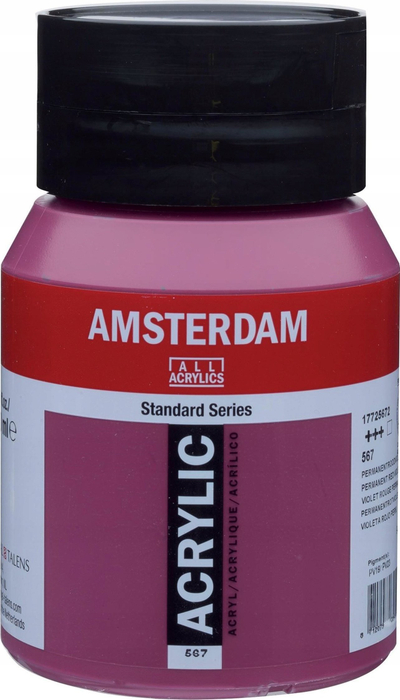Ngjyrë akrilike Amsterdam Acrylic 567, 500 ml, Permanent Red Violet