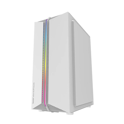 Darkflash DK151 Kuti kompjuteri LED (e bardhë) + 3 ventilatorë RGB