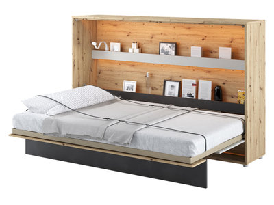 Krevat muri horizontal CONCEPT JUNIOR CJ-03 120x200, kaftë, zezë